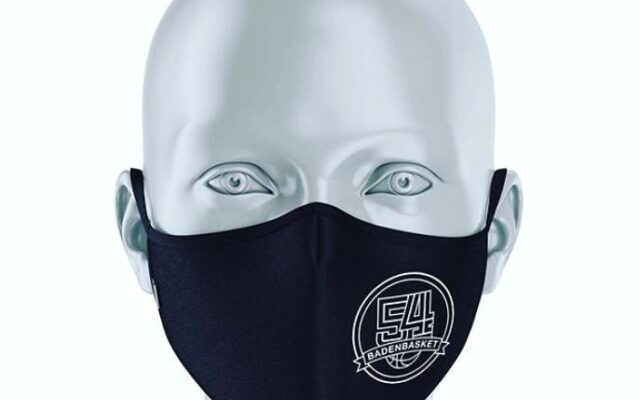 Schutzmasken mit Clublogo