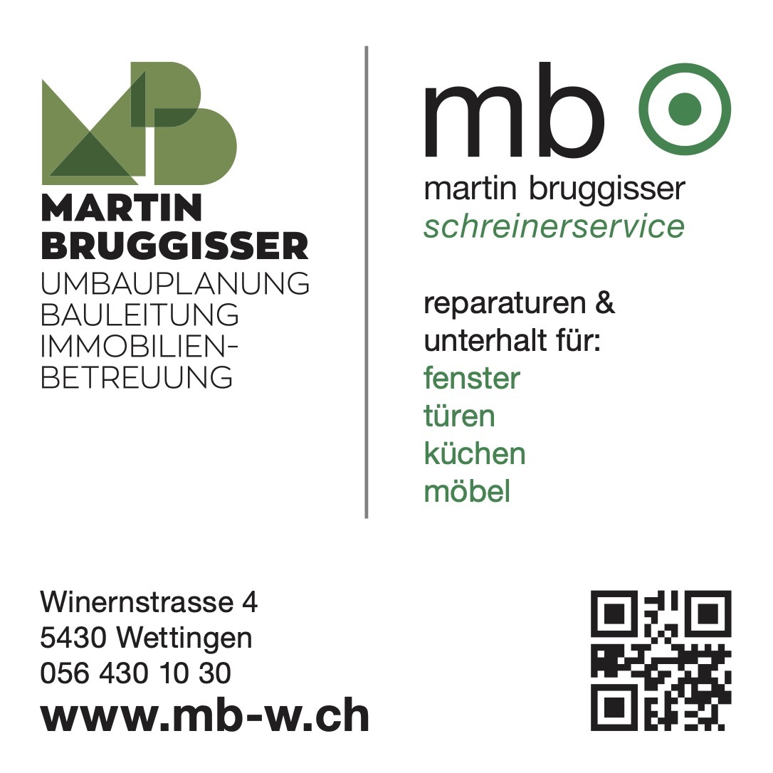 MB MARTIN BRUGGISSER, Schreinerservice // Umbauplanung, Bauleitung & Immobilienbetreuung